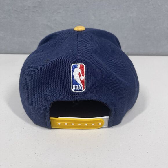 Indiana Pacers Hat Blue Adidas 2014 NBA Draft Spell Out Underbrim Snapback Cap - Picture 4 of 10